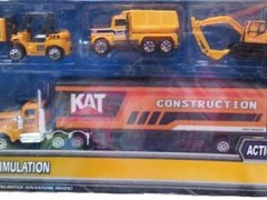 Set masini constructie Diecast pentru copii